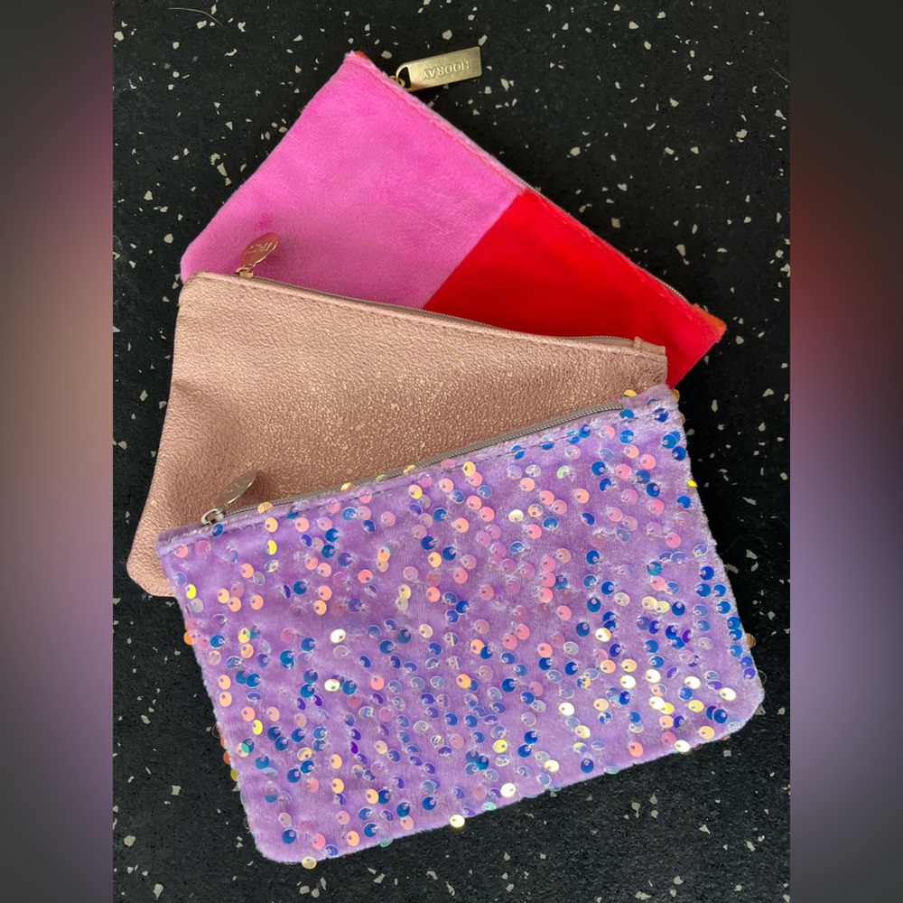 Cosmetic Bag Bundle (3) | Travel Makeup Pouch |